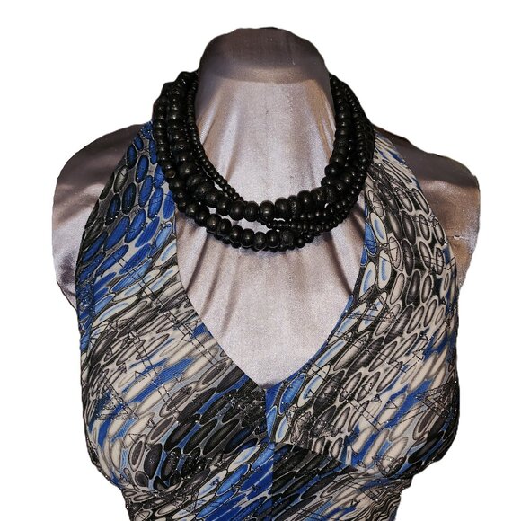 Tribal Bone Closure Beads Necklace - Picture 2 of 4